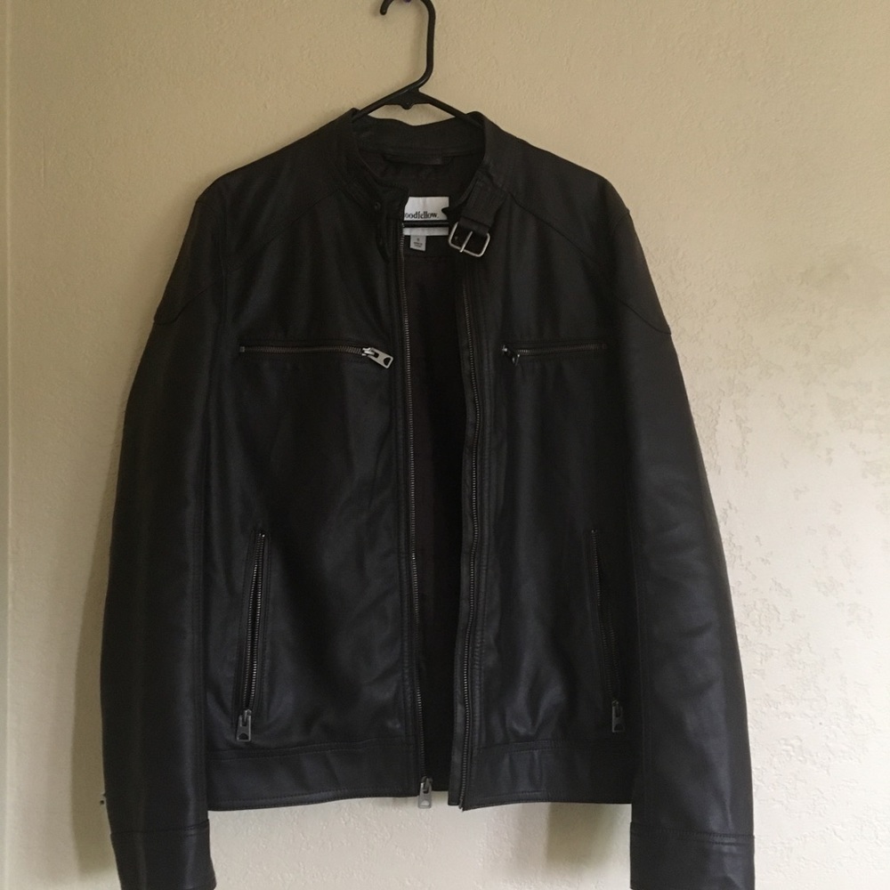 GoodFellow Vintage Faux Leather Jacket